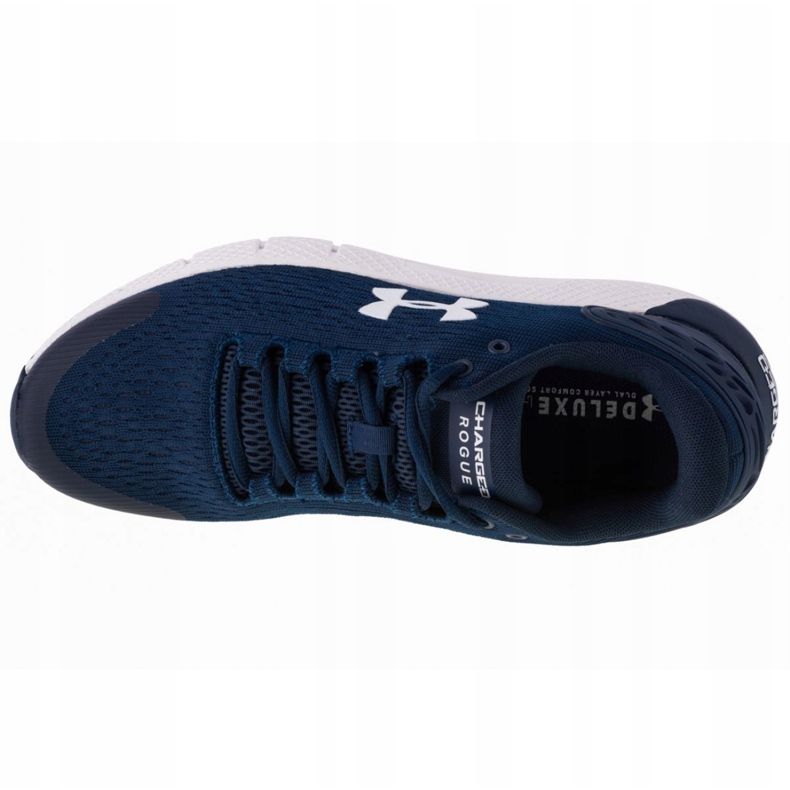 Under Armour Charged Rogue 2 M 3022592-403 branco azul marinho 2