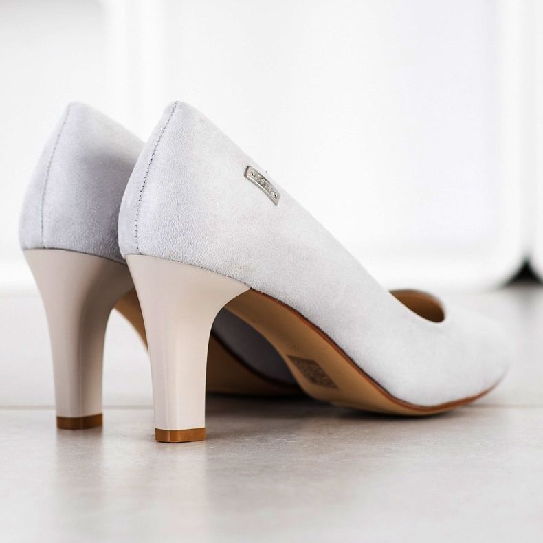 J. Star Bombas de salto casual cinza 1