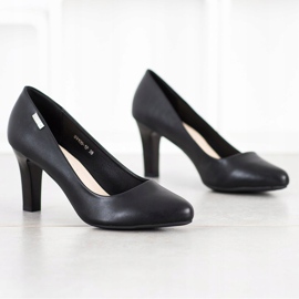 J. Star Bombas de salto casual preto 1