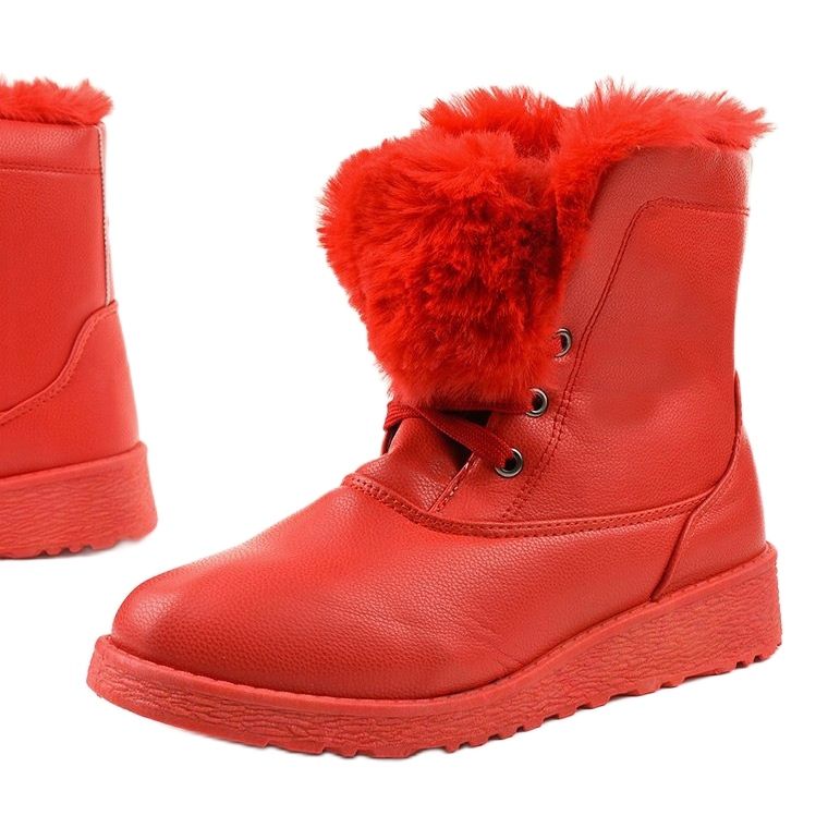Botas com isolamento vermelho de Inaleth 1
