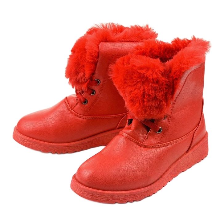 Botas com isolamento vermelho de Inaleth 2