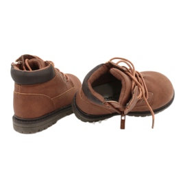 Apawwa Botas marrons infantis para meninos. Botas Moa marrom 4