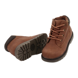 Apawwa Botas marrons infantis para meninos. Botas Moa castanho 3