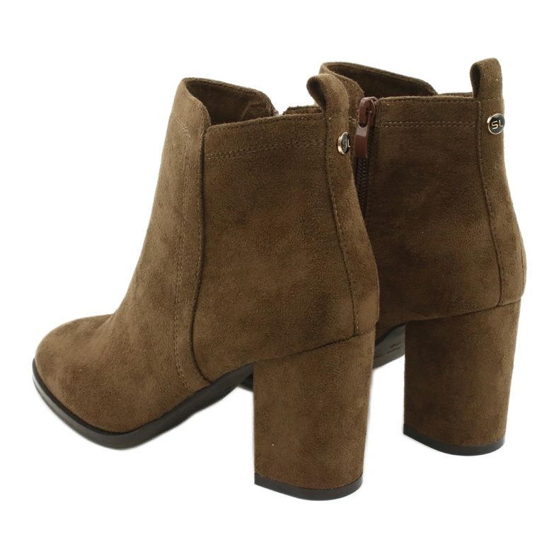 Botas Sergio Leone BT508 verde-oliva castanho 3