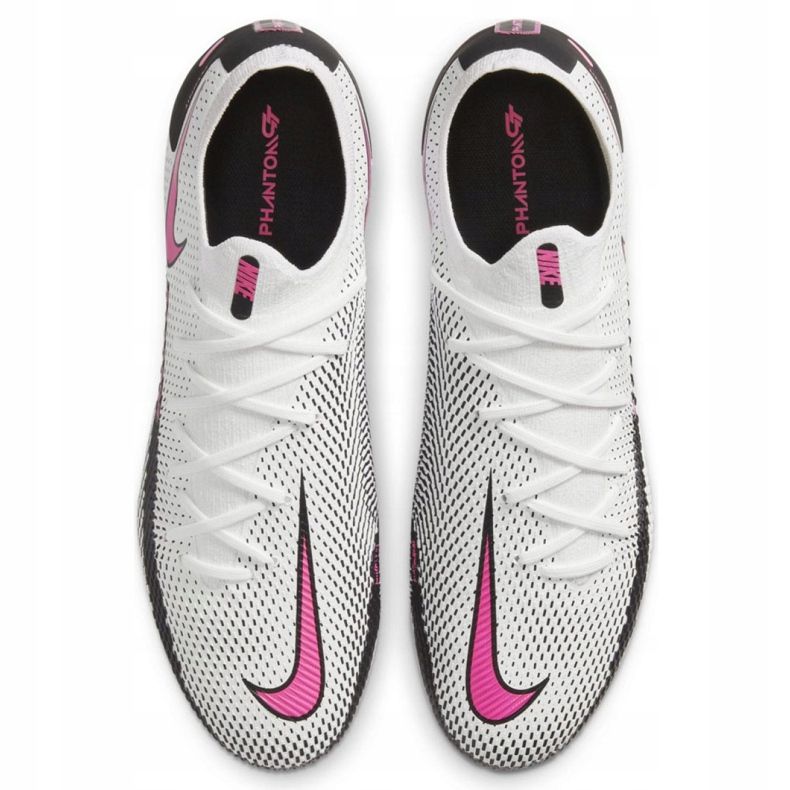 Chuteira Nike Phantom Gt Pro Fg CK8451 160 cinza branco 1