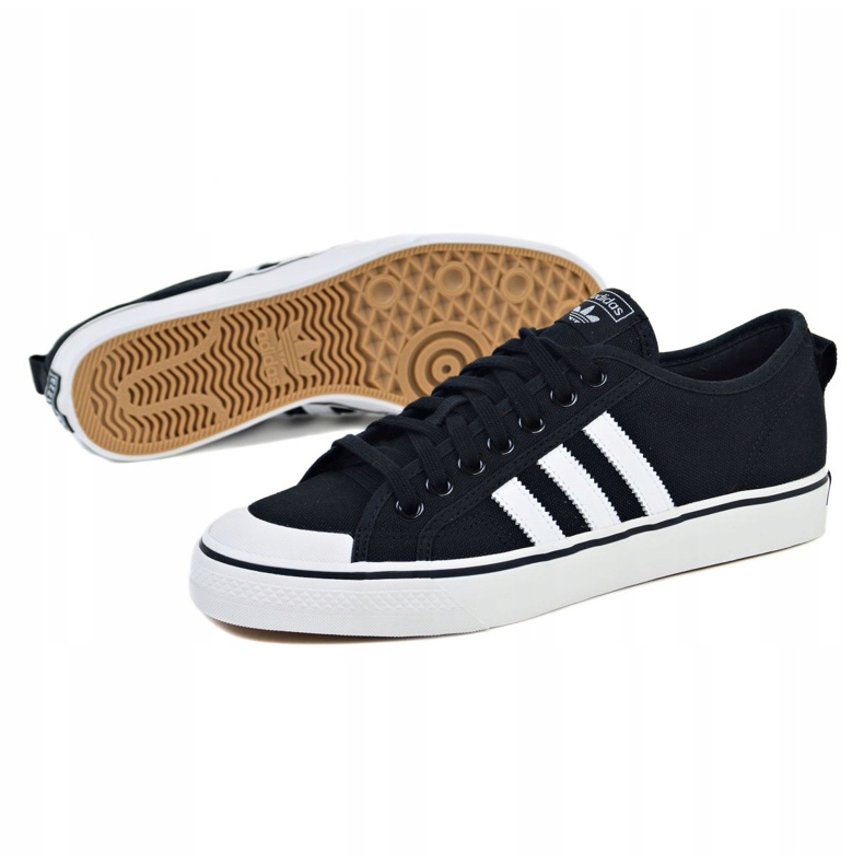 Sapatos Adidas Nizza M B37856 preto 1