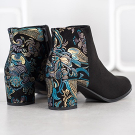 Botas Com Padrão Sergio Leone preto 1 Botas Com Padrão Sergio Leone preto 1