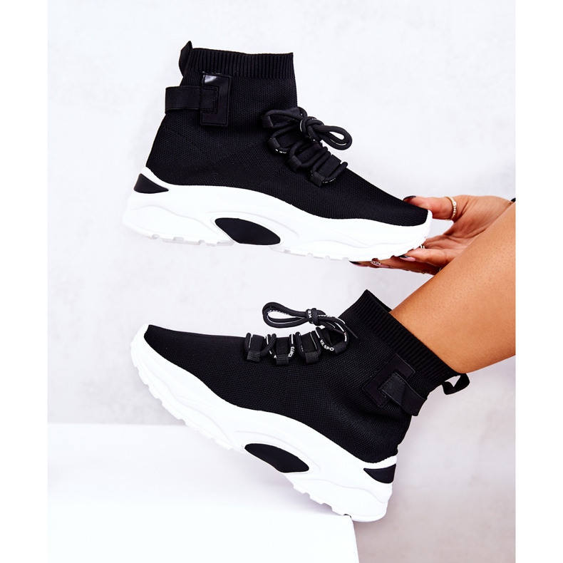 Meias esportivas femininas pretas KeSports preto 1