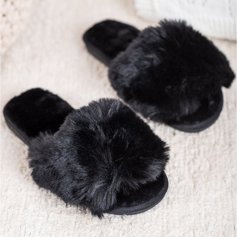 Bona Chinelos pretos elegantes 1