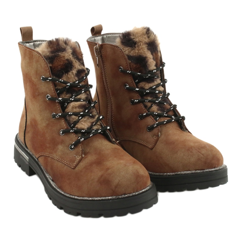 American Club Botas de meninas gc33 botas marrons castanho castanho 3 American Club Botas de meninas gc33 botas marrons castanho castanho 3