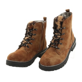 American Club Botas de meninas gc33 botas marrons castanho castanho 2 American Club Botas de meninas gc33 botas marrons castanho castanho 2