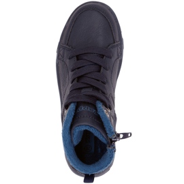 Calçados infantis Kappa Grafton 260826T 6764 azul marinho 1