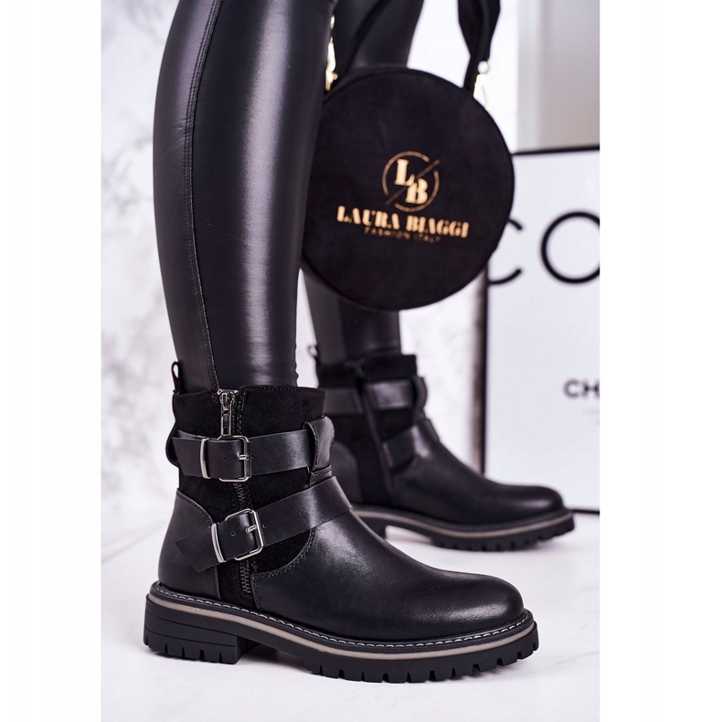 PJ1 Mulheres Botas Quentes Workers Black Intensity preto 1