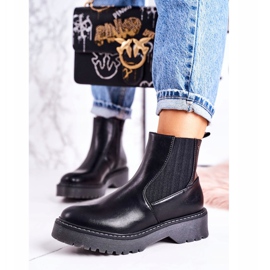 PJ1 Botas femininas Botas jodhpur em um Voyager com sola de borracha preta preto 2