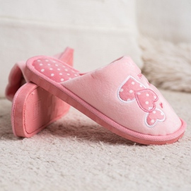 Bona Chinelos Warm Happy Comfort branco rosa 1