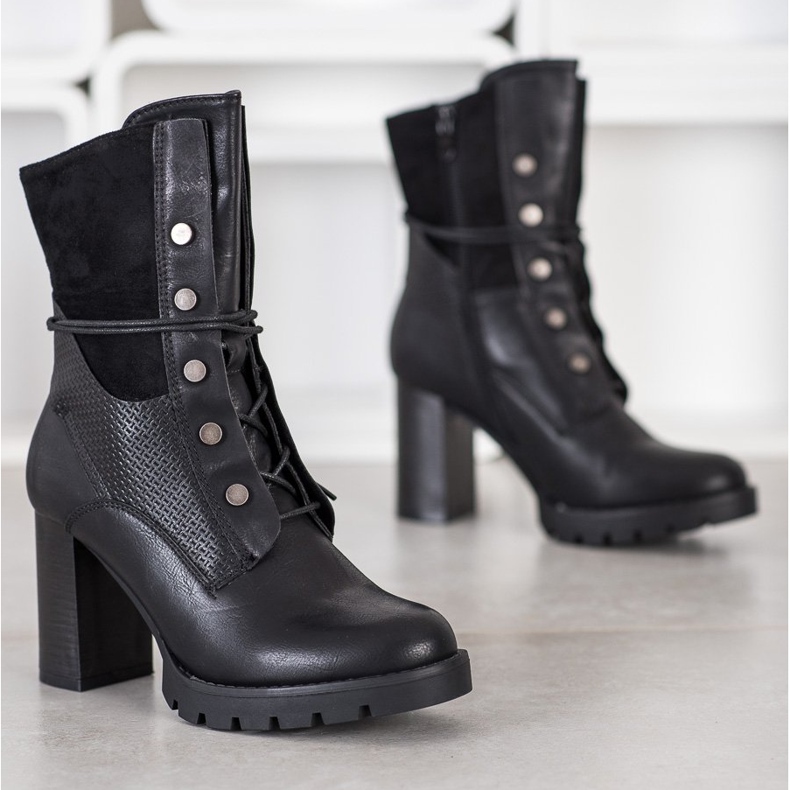 Super Me Botas da moda preto 1