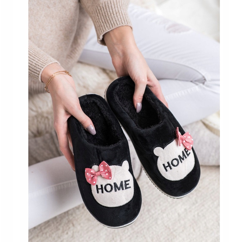 Bona Chinelos caseiros preto 2