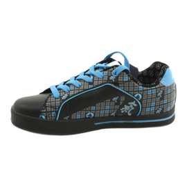Tênis esportivos McArthur 13-bk preto azul cinza 1