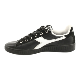 Tênis esportivo masculino Diadora 155147 branco preto 1