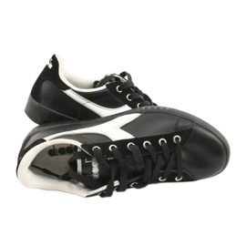 Tênis esportivo masculino Diadora 155147 branco preto 4
