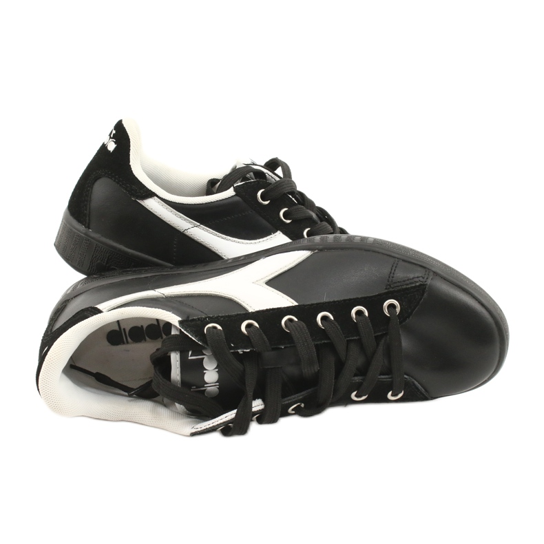 Tênis esportivo masculino Diadora 155147 branco preto 4