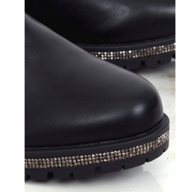 Botas de equitação femininas negras SG-501 pretas preto 1