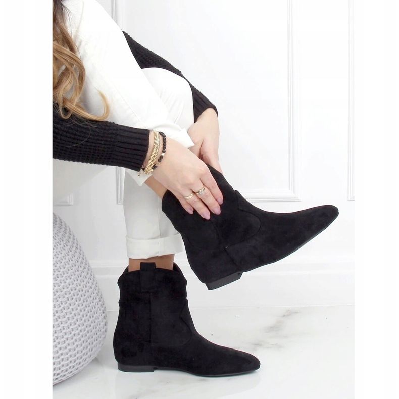 Faixa feminina de camurça preta NC1071 preta preto 1