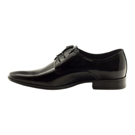 Sapatos masculinos clássicos Kazkobut 2620 pretos 2