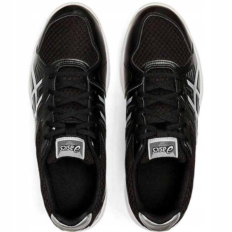 Tênis Asics Upcourt 3 pretos 1071A019 005 masculinos para voleibol 1