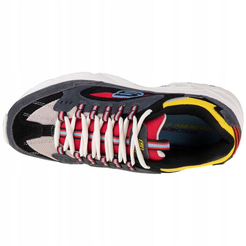 Skechers Stamina-Cutback M 51286-CCRD preto multicolorido 2