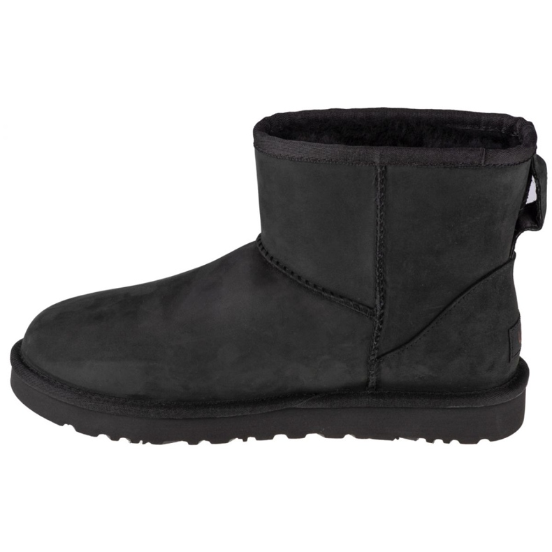 Botas Ugg W Classic Mini Couro W 1016558-BLK preto 1 Botas Ugg W Classic Mini Couro W 1016558-BLK preto 1