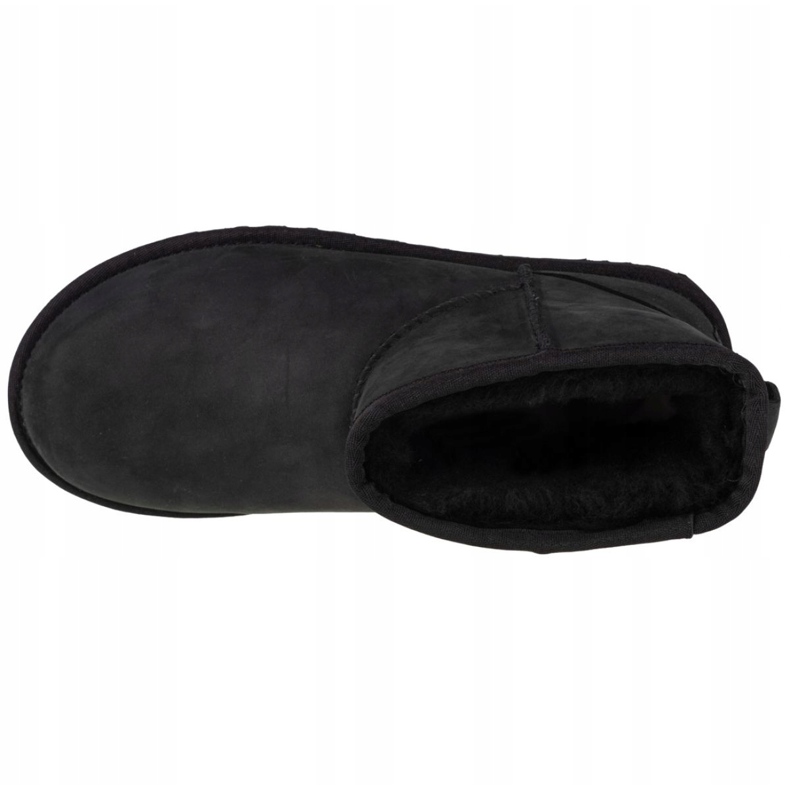Botas Ugg W Classic Mini Couro W 1016558-BLK preto 2 Botas Ugg W Classic Mini Couro W 1016558-BLK preto 2
