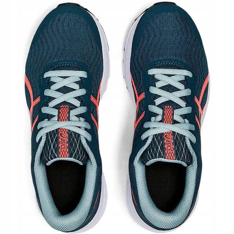 Tênis de corrida Asics Patriot 12 Gs verde 1014A139 400 para crianças 1