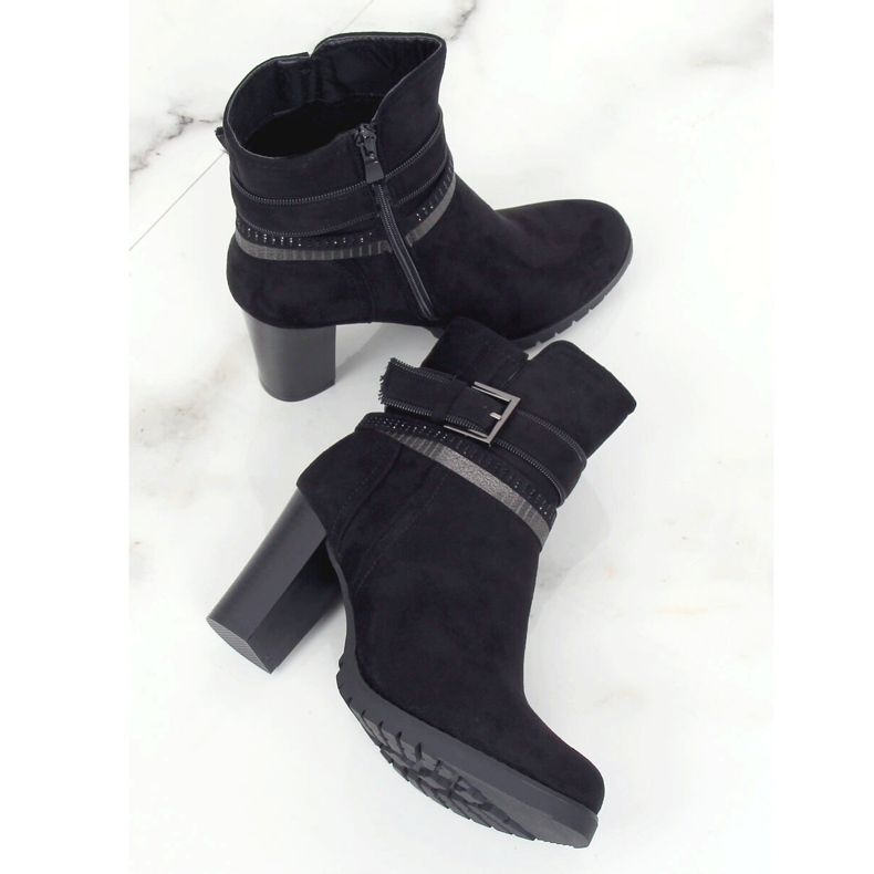 Botas pretas de salto alto BH126-KB pretas preto 1