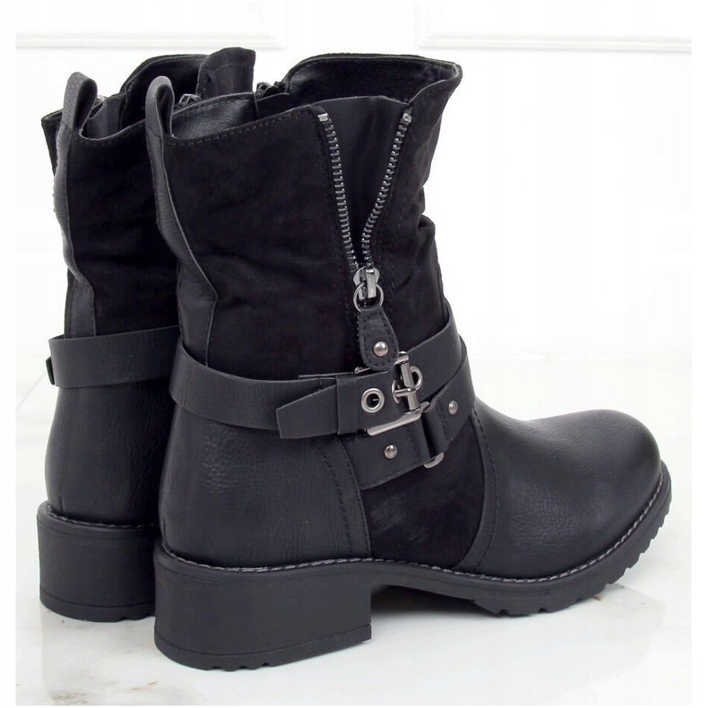 Botas pretas femininas pretas 8056 pretas preto 1