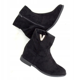 Botas pretas ZT1013 pretas com salto oculto preto 1 Botas pretas ZT1013 pretas com salto oculto preto 1