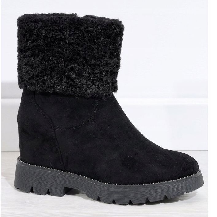 Botas com isolamento de camurça preta da Bodri preto 1 Botas com isolamento de camurça preta da Bodri preto 1