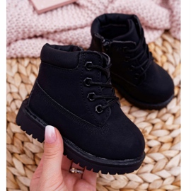 FRROCK Trappers Botas Infantis Dexter Preto 1 FRROCK Trappers Botas Infantis Dexter Preto 1