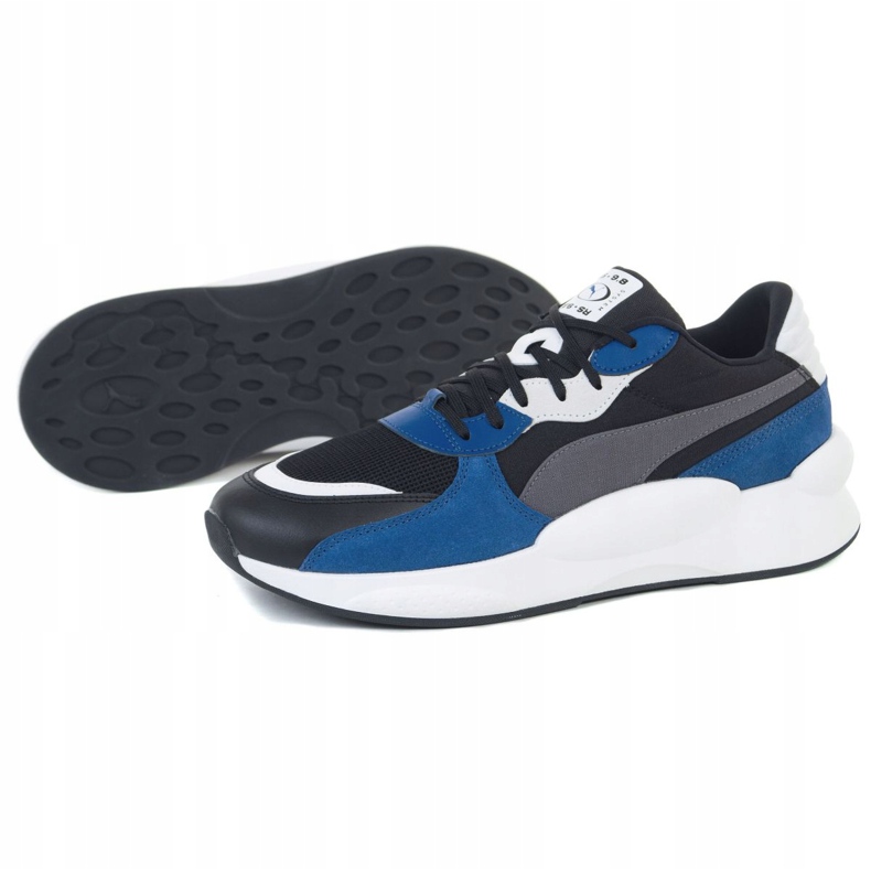 Tênis de corrida Puma Rs 9,8 Espaço M 37023003 branco preto azul 1