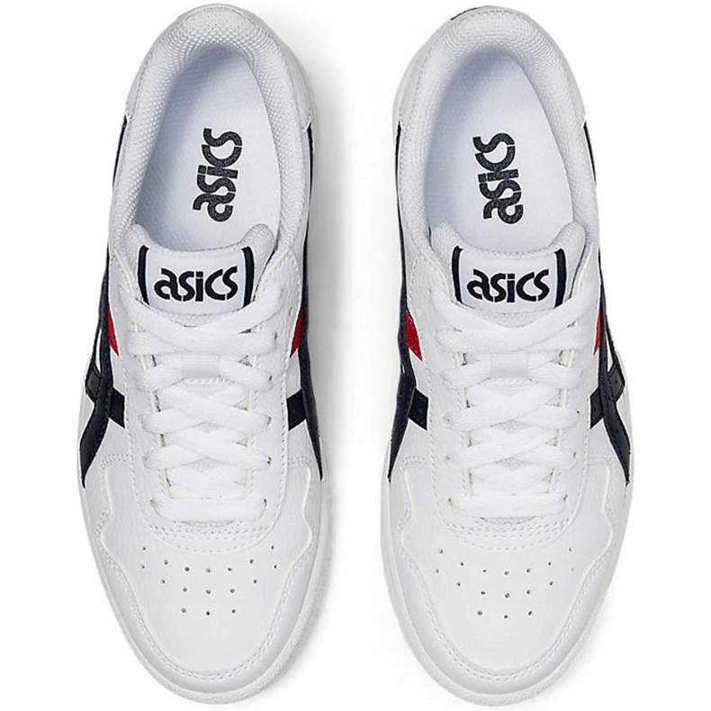 Asics Japan S Gs branco 1194A076 103 calçados infantis preto vermelho 1