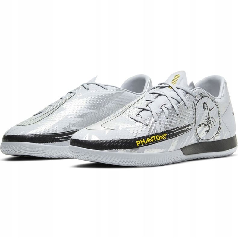 Chuteiras Nike Phantom Gt Scorpion Academy Ic M DA2265 001 multicolorido cinza 1