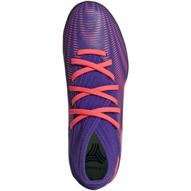 Chuteiras Adidas Nemeziz.3 Tf Jr EH0576 laranja, roxo, rosa roxo 1