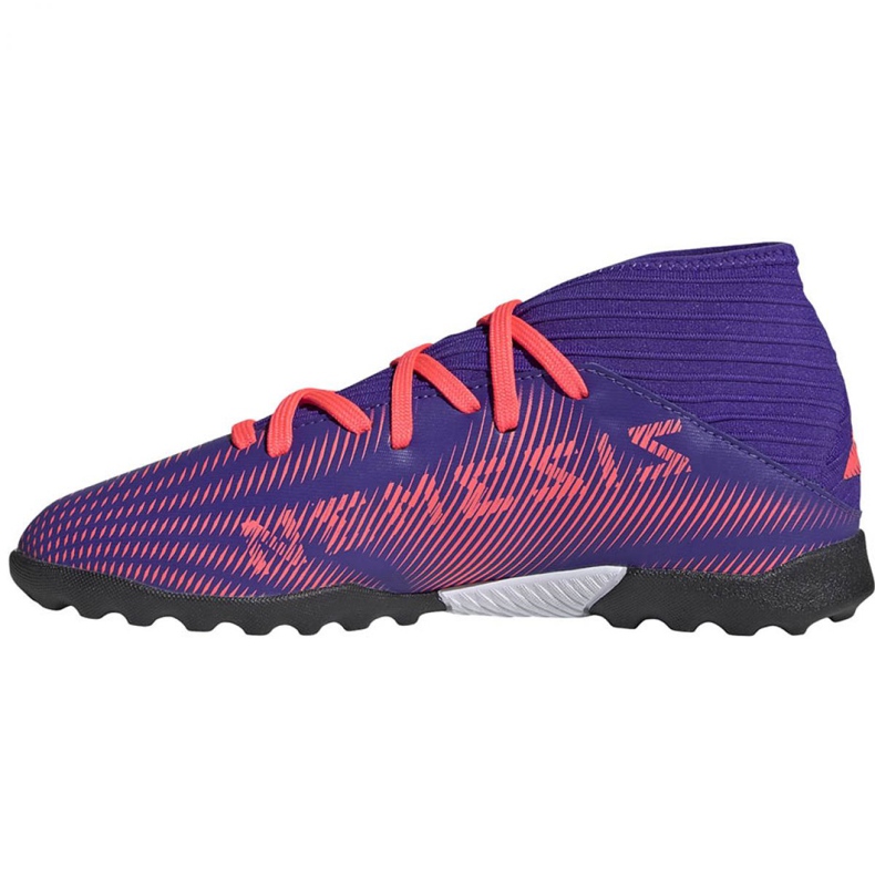 Chuteiras Adidas Nemeziz.3 Tf Jr EH0576 laranja, roxo, rosa tolet 2