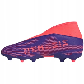 Chuteiras Adidas Nemeziz.3 Ll Fg Jr EH0583 laranja, roxo, rosa roxo 2