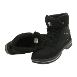 Botas de neve softshell com membrana American Club SN02 / 20 pretas preto 4 Botas de neve softshell com membrana American Club SN02 / 20 pretas preto 4