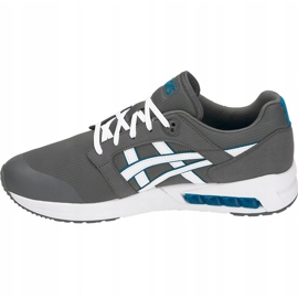 Sapatos masculinos Asics Gelsaga Sou cinza e branco 1191A112 020 1