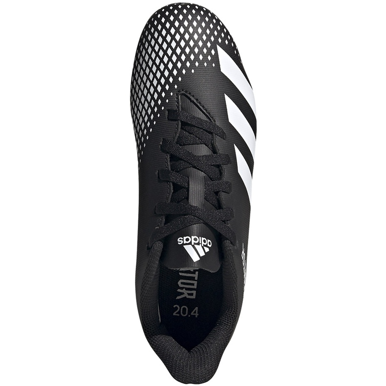 Chuteiras Adidas Predator 20.4 FxG Junior FW9221 preto preto 1