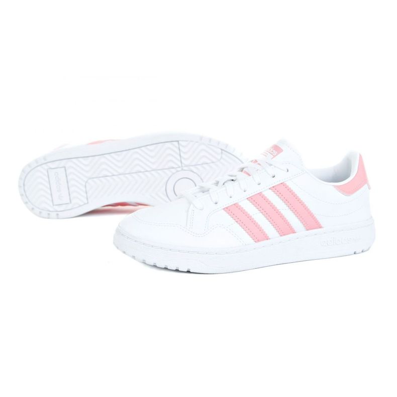 Sapatos Adidas Team Court Jr EG9089 branco preto 1