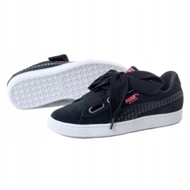 Puma Suede Heart Street 2 W 366780 01 preto rosa 1
