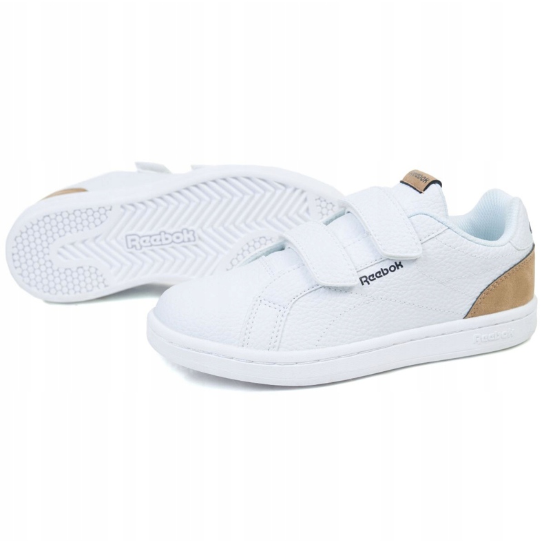 Reebok Royal Comp Cln 2V Jr DV4152 branco vermelho 1